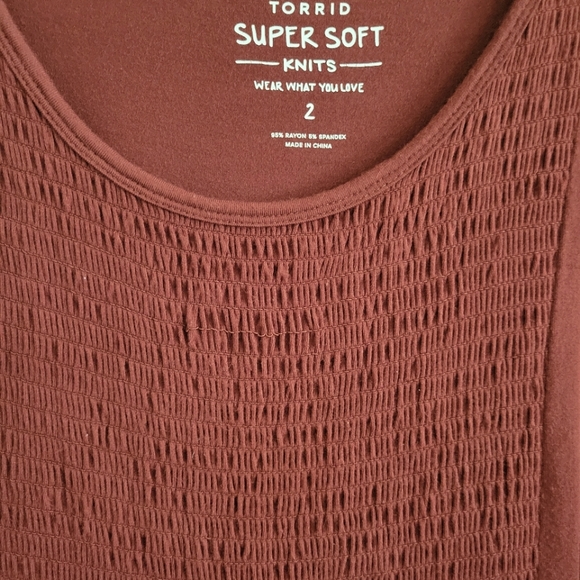 Torrid soft baby doll top - Picture 2 of 3